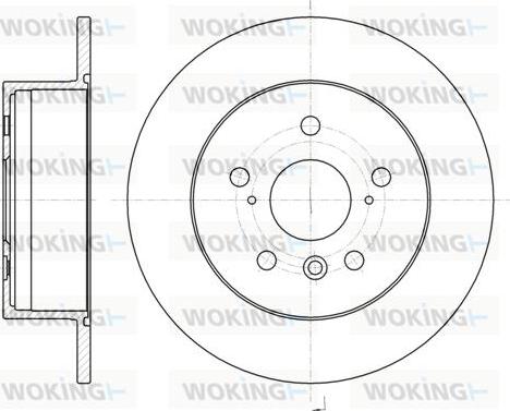 Woking D61327.00 - Disque de frein cwaw.fr