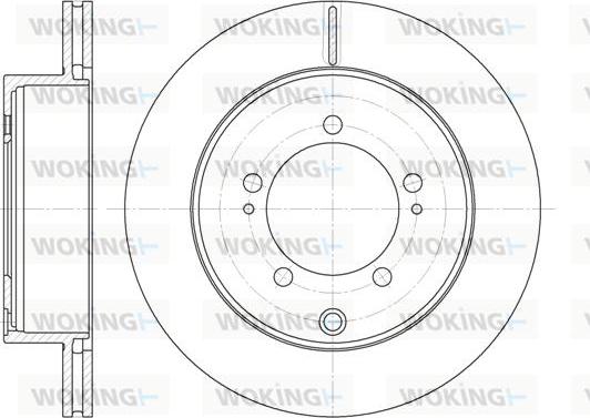 Woking D61378.10 - Disque de frein cwaw.fr