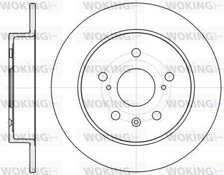 Woking D61372.00 - Disque de frein cwaw.fr