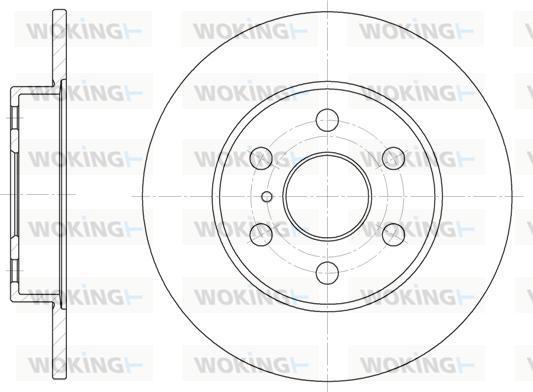 Woking D61258.00 - Disque de frein cwaw.fr