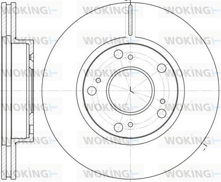 Woking D61263.10 - Disque de frein cwaw.fr