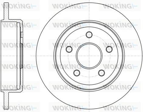 BENDIX 521131 - Disque de frein cwaw.fr