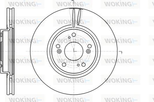 Woking D61218.10 - Disque de frein cwaw.fr