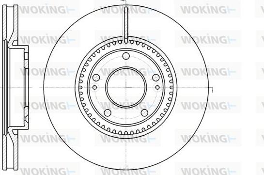 Woking D61217.10 - Disque de frein cwaw.fr