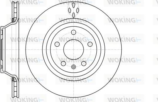 Woking D61281.10 - Disque de frein cwaw.fr