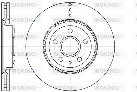 Woking D61283.10 - Disque de frein cwaw.fr