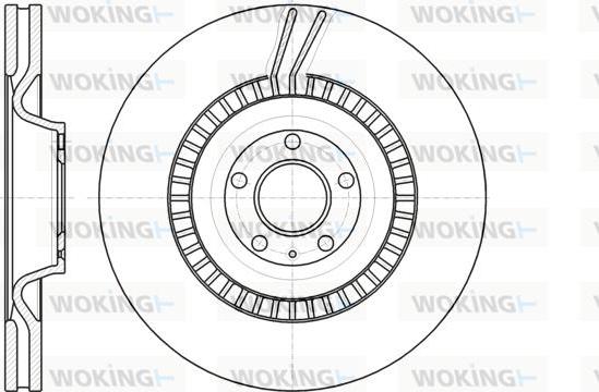 Woking D61238.10 - Disque de frein cwaw.fr