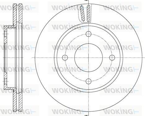 Woking D61799.10 - Disque de frein cwaw.fr