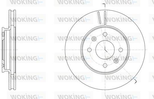 Woking D61784.10 - Disque de frein cwaw.fr