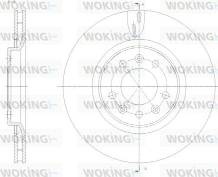 Woking D61776.10 - Disque de frein cwaw.fr