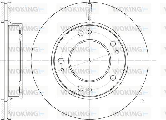 Woking D6893.10 - Disque de frein cwaw.fr