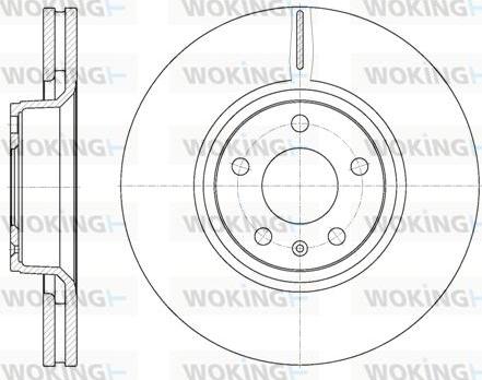 Woking D6807.10 - Disque de frein cwaw.fr