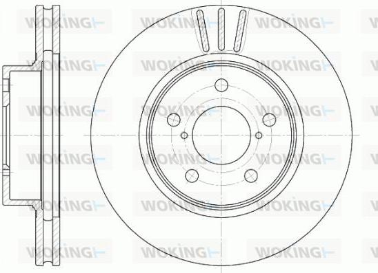 Woking D6397.10 - Disque de frein cwaw.fr