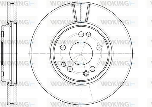 Woking D6344.10 - Disque de frein cwaw.fr