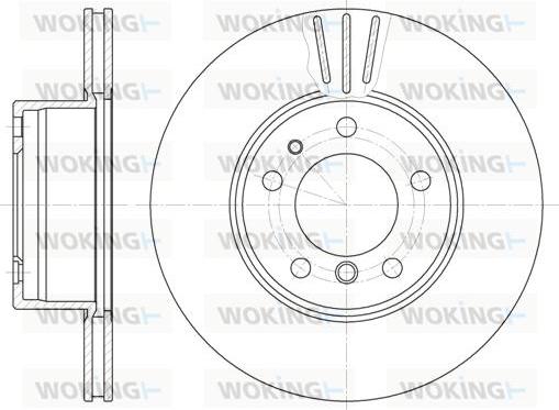 Woking D6348.10 - Disque de frein cwaw.fr