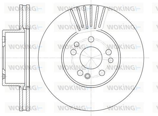 Woking D6353.10 - Disque de frein cwaw.fr