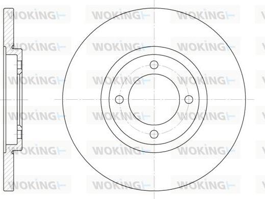 Woking D6362.00 - Disque de frein cwaw.fr