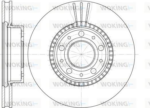 Woking D6304.10 - Disque de frein cwaw.fr