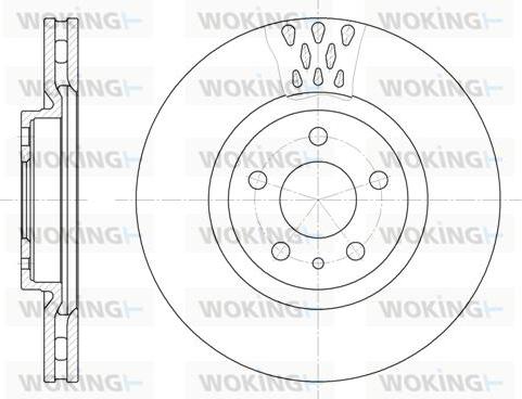 Woking D6305.10 - Disque de frein cwaw.fr