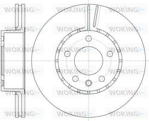 Woking D6300.10 - Disque de frein cwaw.fr