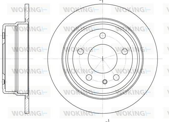 Woking D6308.00 - Disque de frein cwaw.fr