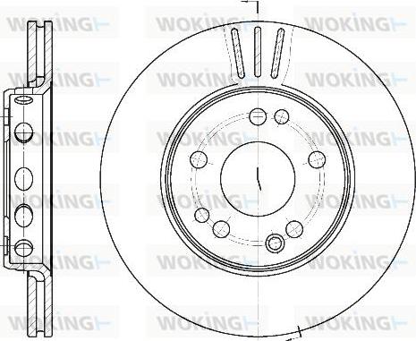 Woking D6318.10 - Disque de frein cwaw.fr