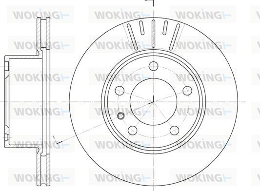 Woking D6317.10 - Disque de frein cwaw.fr