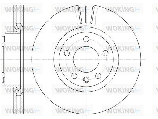 Woking D6339.10 - Disque de frein cwaw.fr