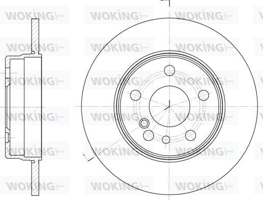 Woking D6332.00 - Disque de frein cwaw.fr