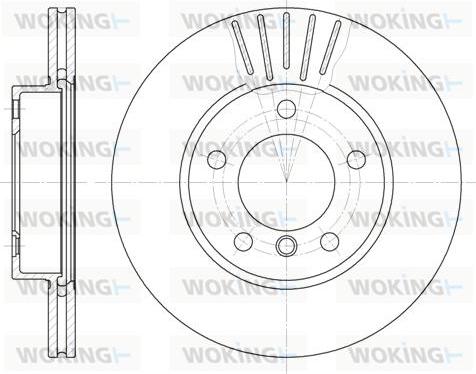 Woking D6324.10 - Disque de frein cwaw.fr