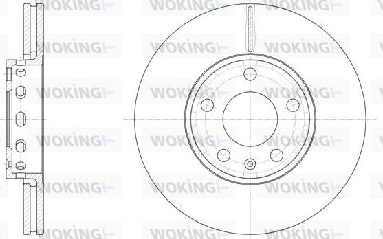 Woking D6328.10 - Disque de frein cwaw.fr