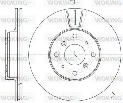 Woking D6322.10 - Disque de frein cwaw.fr