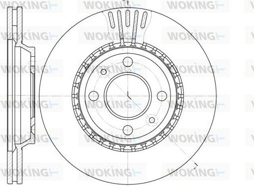 Woking D6299.10 - Disque de frein cwaw.fr