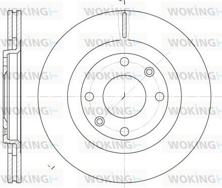 Woking D6240.10 - Disque de frein cwaw.fr