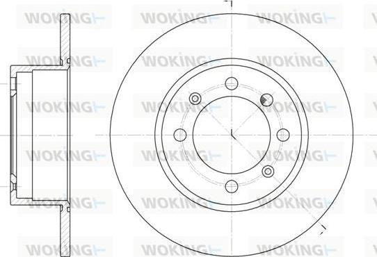 Woking D6248.00 - Disque de frein cwaw.fr