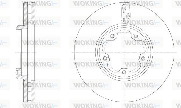 Woking D62547.10 - Disque de frein cwaw.fr