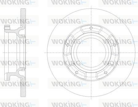 Woking D62534.00 - Disque de frein cwaw.fr