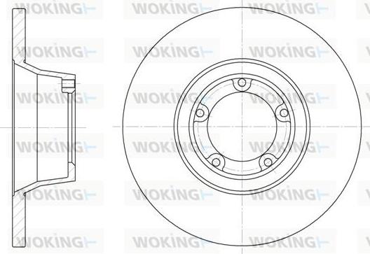 Woking D6253.00 - Disque de frein cwaw.fr