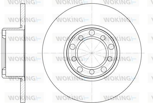 Woking D6263.00 - Disque de frein cwaw.fr