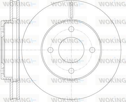 Woking D62060.10 - Disque de frein cwaw.fr