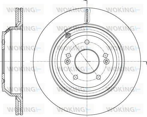 Woking D62068.10 - Disque de frein cwaw.fr