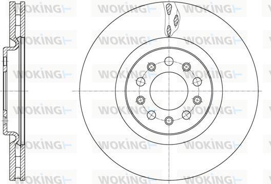 Woking D62035.10 - Disque de frein cwaw.fr