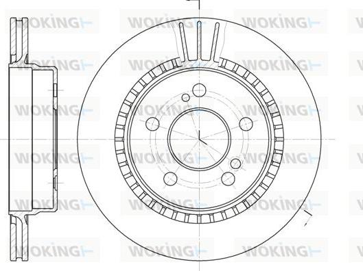 Woking D62036.10 - Disque de frein cwaw.fr