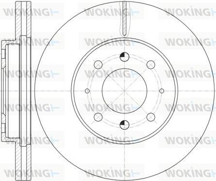 Woking D62032.10 - Disque de frein cwaw.fr