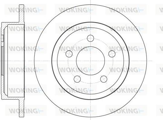 Woking D62029.00 - Disque de frein cwaw.fr