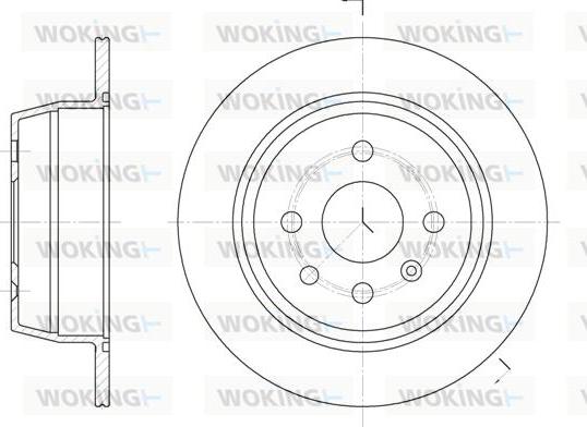 Woking D6207.00 - Disque de frein cwaw.fr