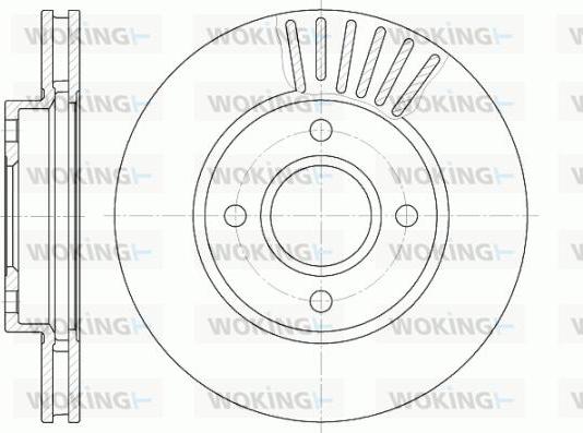 Woking D6211.10 - Disque de frein cwaw.fr