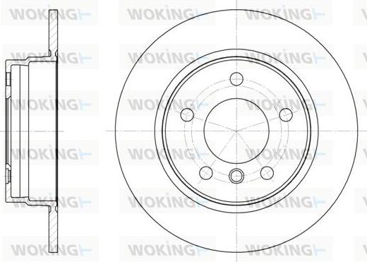 Woking D6284.00 - Disque de frein cwaw.fr