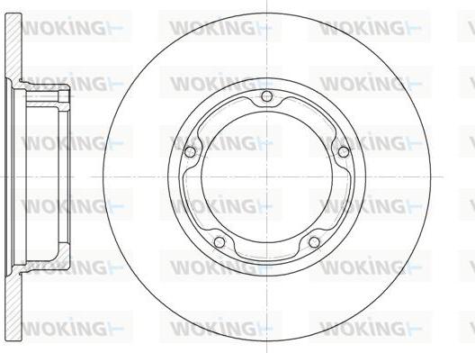 Woking D6282.00 - Disque de frein cwaw.fr