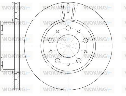 Woking D6231.10 - Disque de frein cwaw.fr